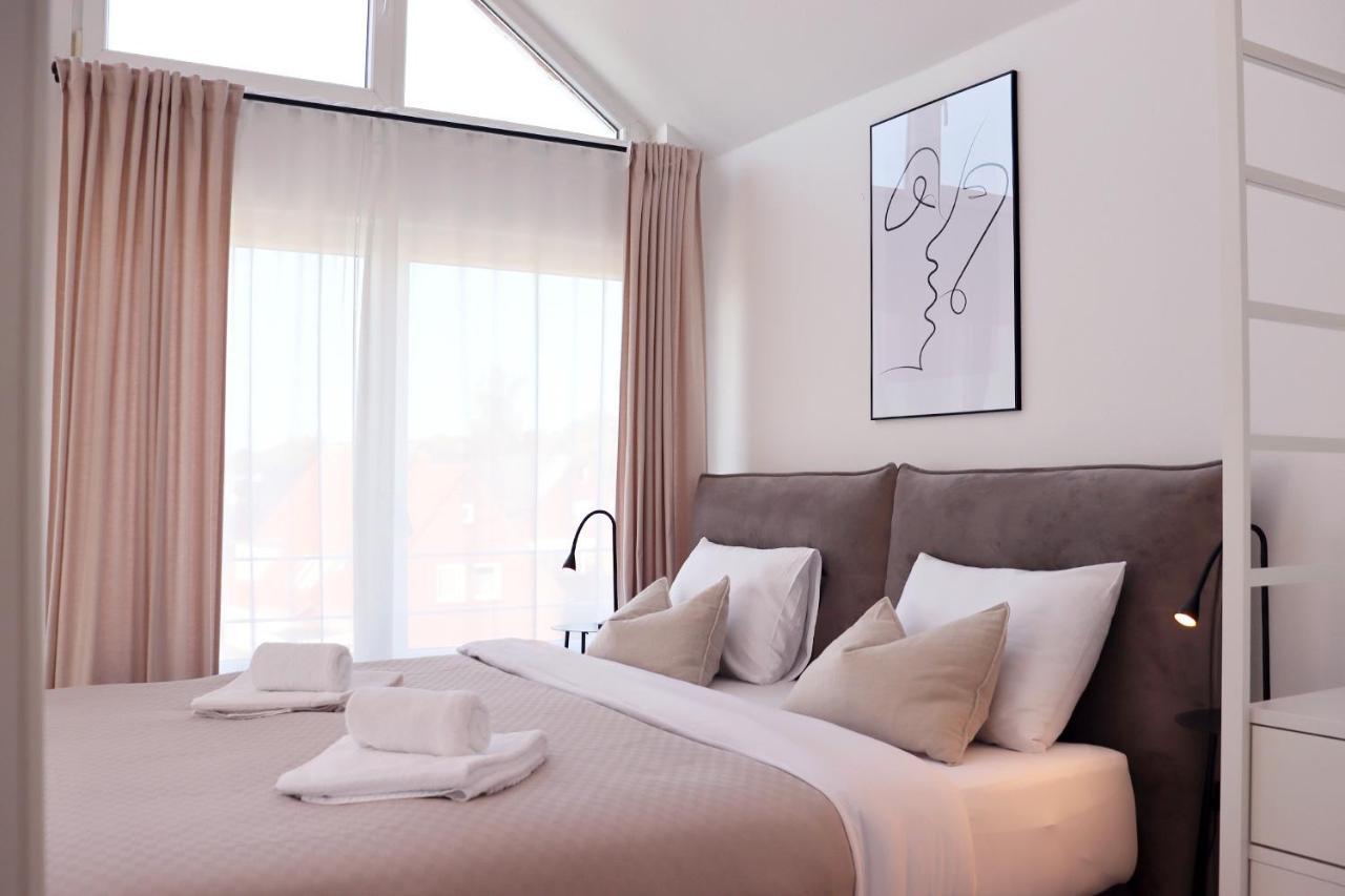 Grosse Penthouse Ferienwohnung Mit Meerblick, Sonnenterrasse & Luxusbad Von "Momentic" Sierksdorf Ngoại thất bức ảnh
