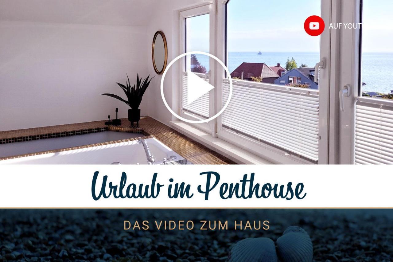 Grosse Penthouse Ferienwohnung Mit Meerblick, Sonnenterrasse & Luxusbad Von "Momentic" Sierksdorf Ngoại thất bức ảnh