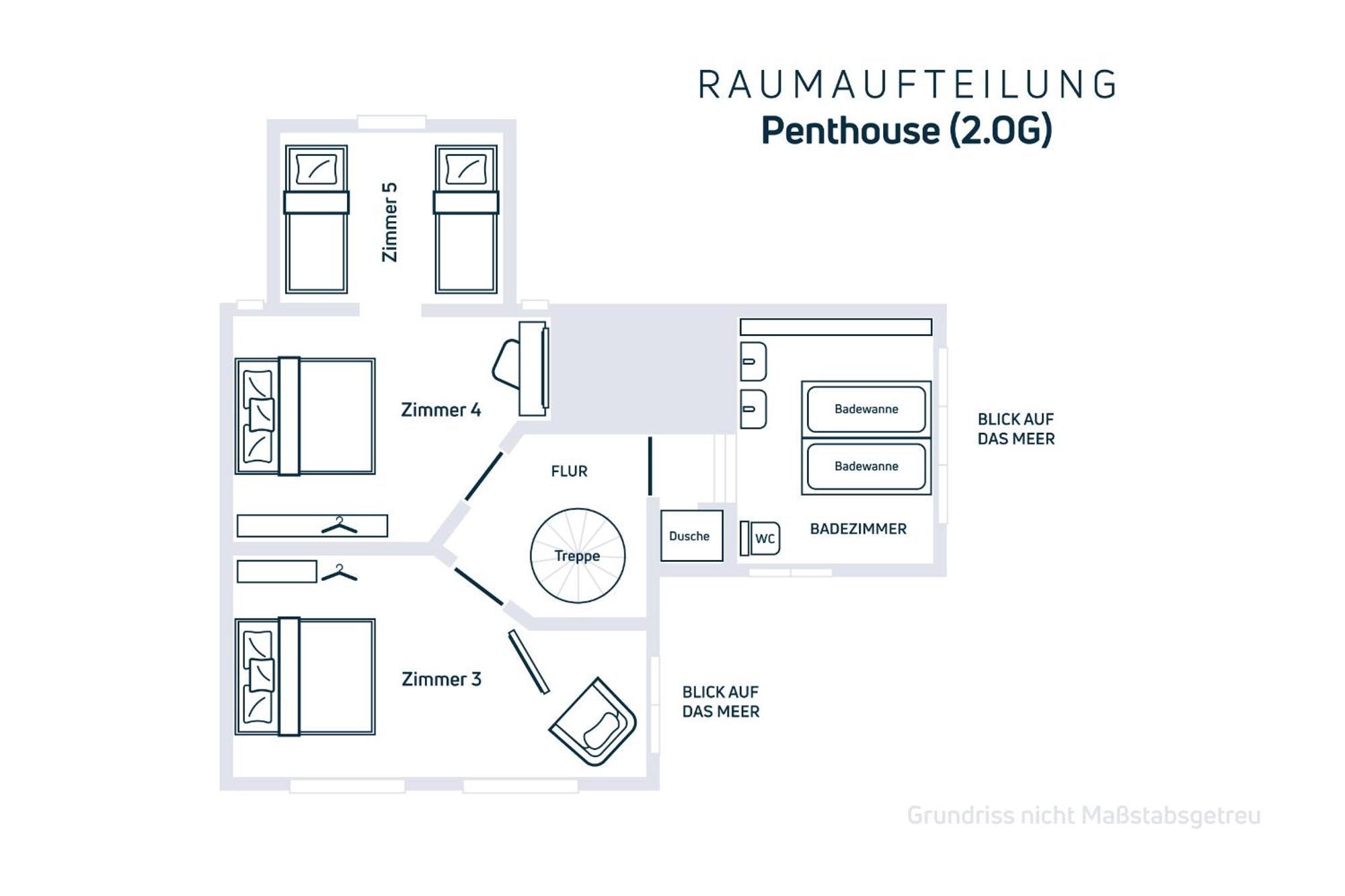 Grosse Penthouse Ferienwohnung Mit Meerblick, Sonnenterrasse & Luxusbad Von "Momentic" Sierksdorf Ngoại thất bức ảnh
